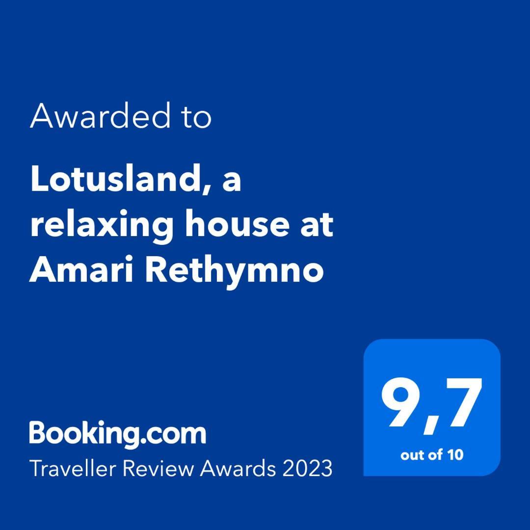 Agia Fotini Lotusland, A Relaxing House At Amari Rethymno别墅 外观 照片